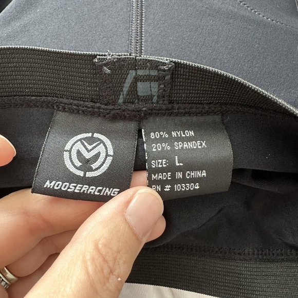 Women’s Moose Racing XCR Cross Country Leggings Black Size Large Inserts - Picture 5 of 5